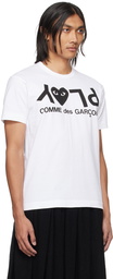 COMME des GARÇONS PLAY White Printed T-Shirt