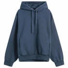 SKIMS Men's Relaxed Garment Dyed Hoodie in Navy