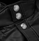 Balmain - Padded Quilted Shell Hooded Gilet - Men - Black