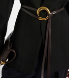 Bottega Veneta Sardine leather belt