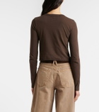 Slvrlake Baby cropped cotton jersey T-shirt