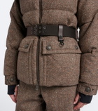 Moncler Grenoble Gelise hooded virgin wool down jacket