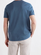 LORO PIANA - Smithtown Cotton-Jersey T-Shirt - Blue