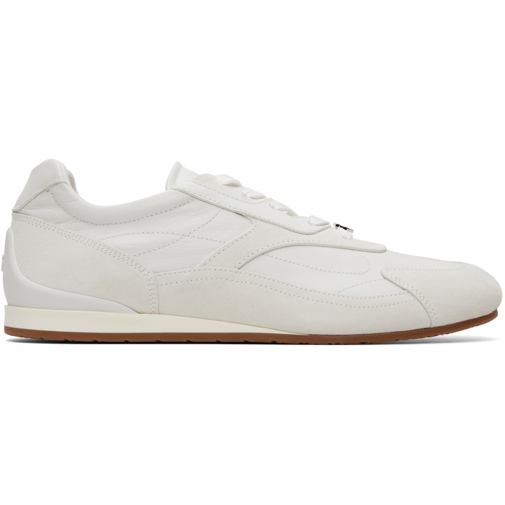 Photo: Ferragamo White Sebastien Sneakers