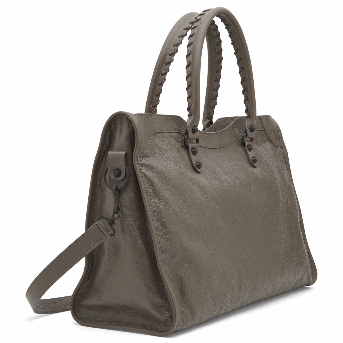 Balenciaga Men's Le City Large Bag in Dark Noix 