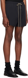 Fear of God ESSENTIALS Black Drawstring Shorts