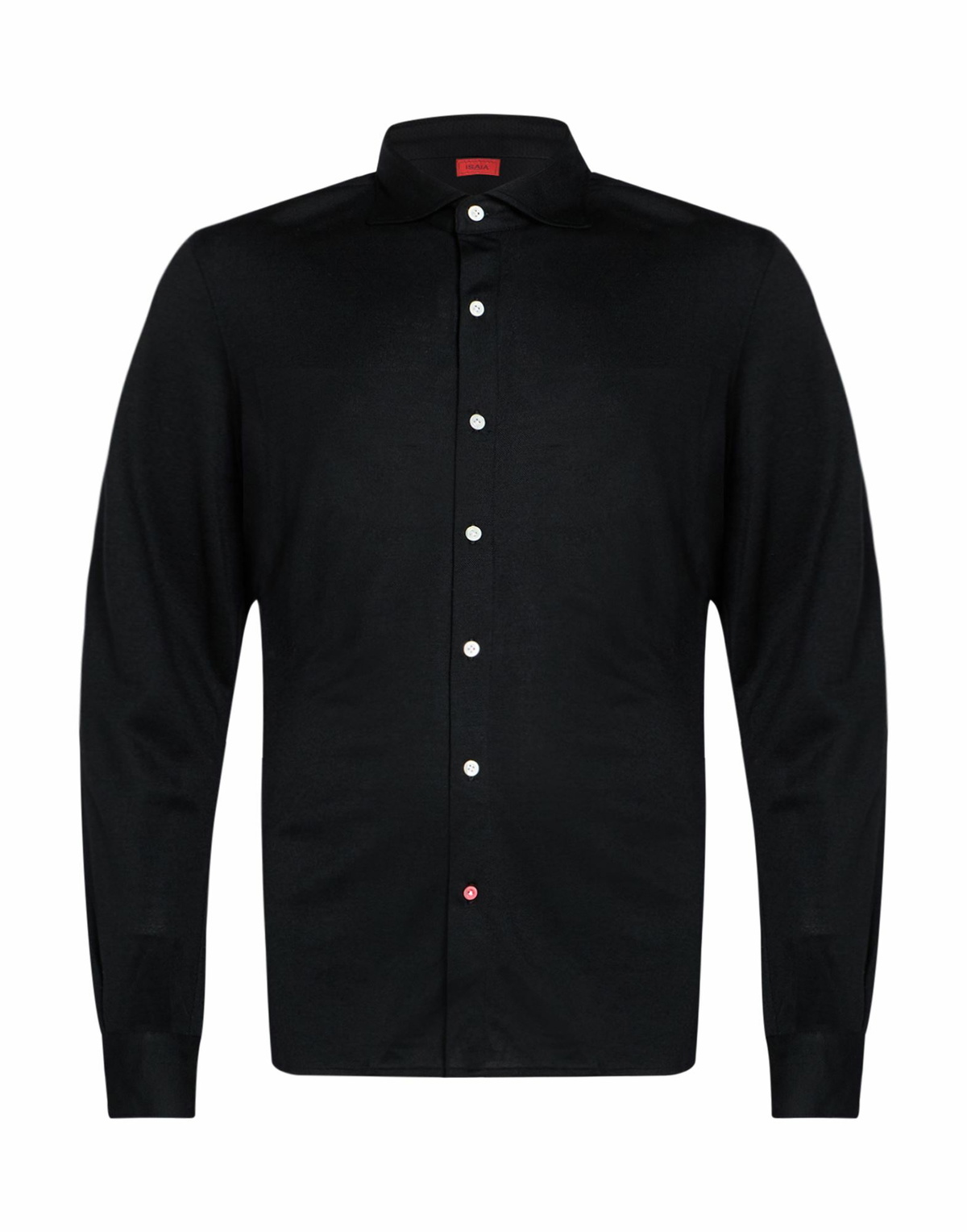 Isaia Mens Shirt in Black