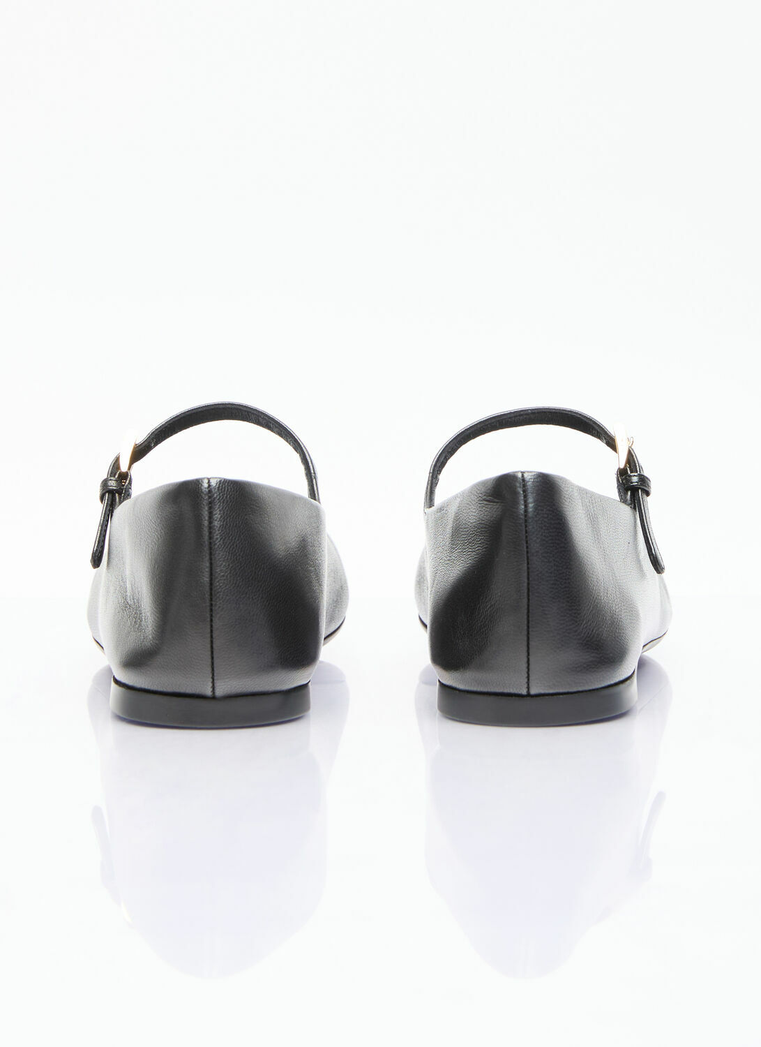 Prada Nappa Leather Ballerina Flats