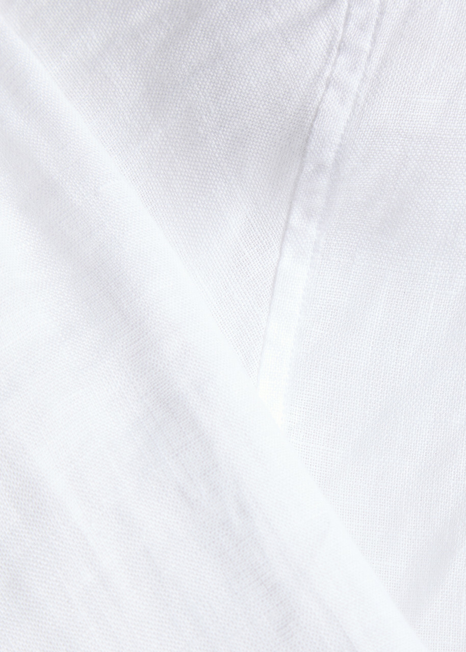 Sunspel Linen Shirt White