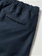 Derek Rose - Sydney 2 Straight-Leg Linen Drawstring Shorts - Blue