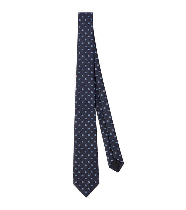 Photo: Gucci Double G silk jacquard tie