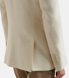 Eleventy Wool, silk and linen-blend blazer