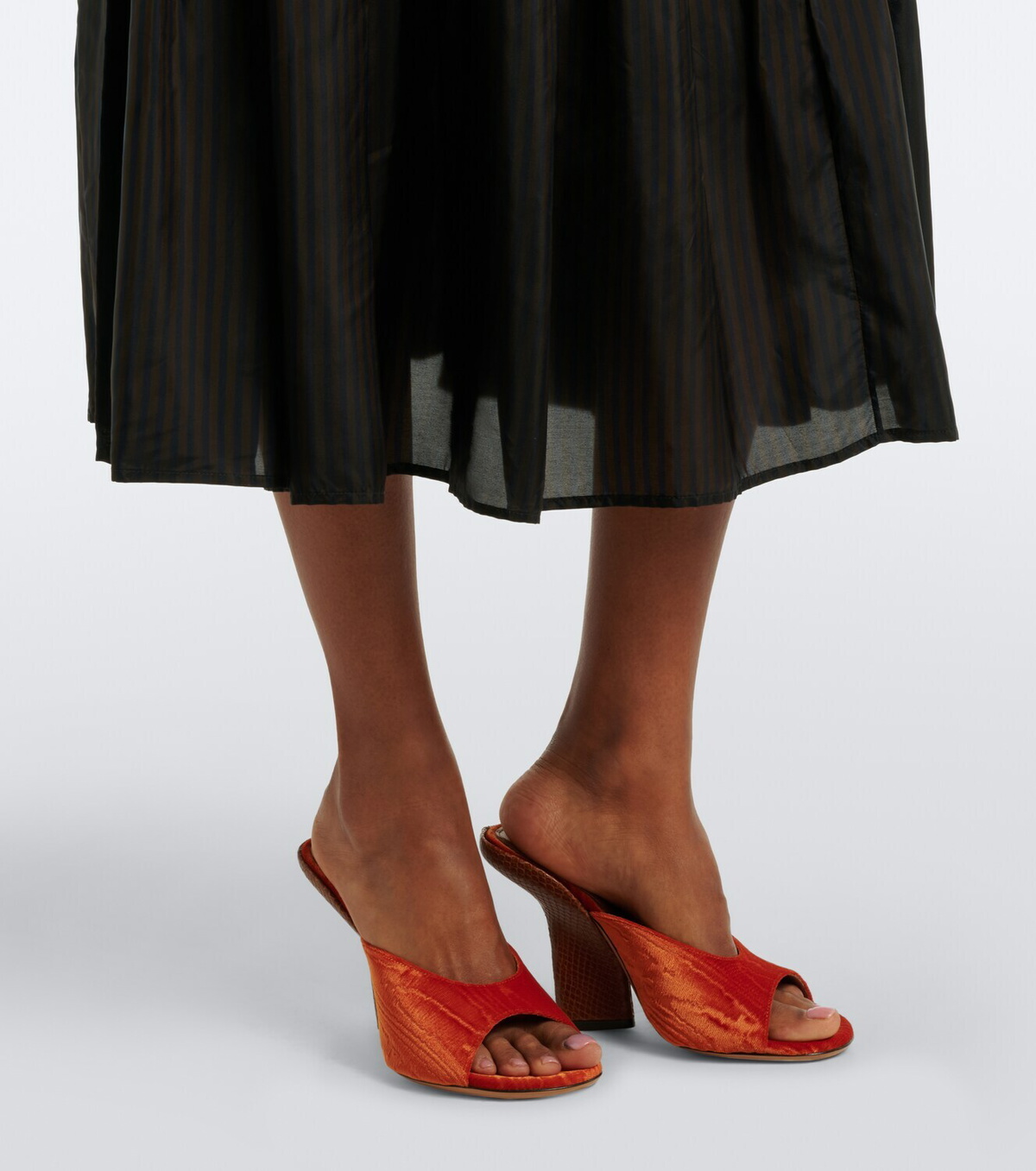 Dries Van Noten Striped midi dress