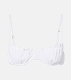 Faithfull Esterel ruched bikini top