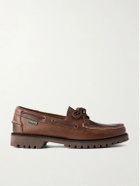 Sebago - Ranger Waxed-Leather Boat Shoes - Brown