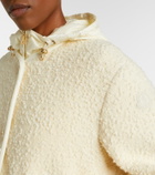Moncler Hylesine wool and cotton-blend down jacket