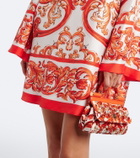 Dolce&Gabbana Majolica silk twill kaftan