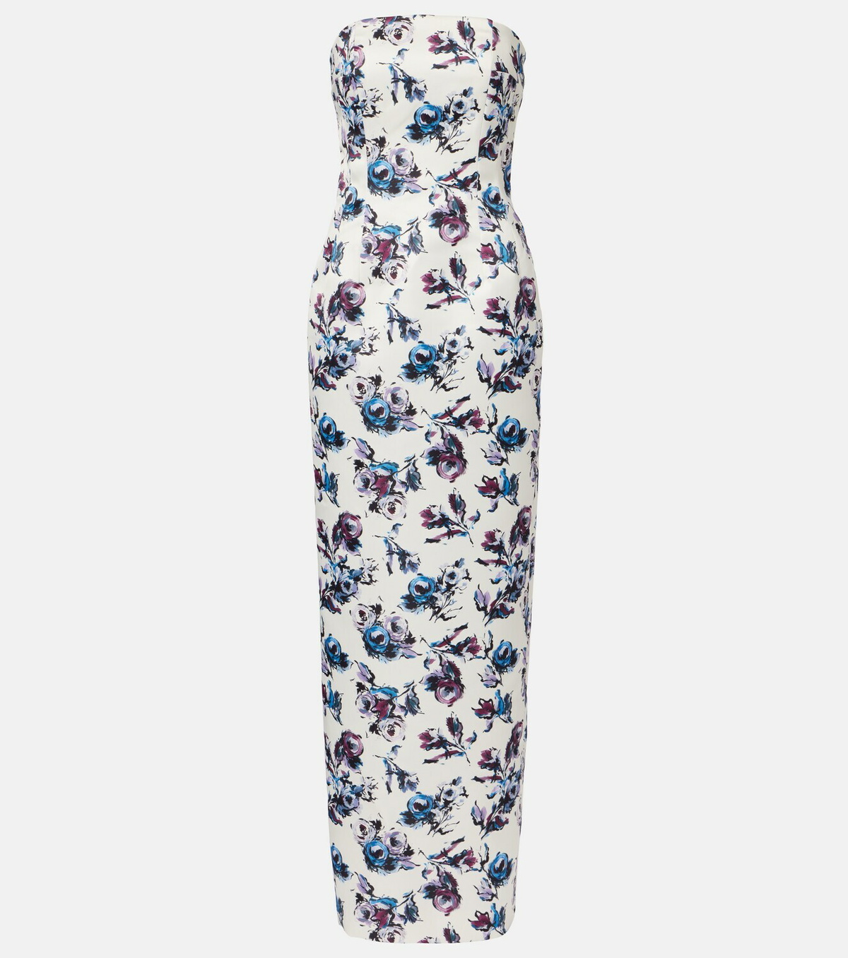 Emilia Wickstead Laelia floral bustier gown