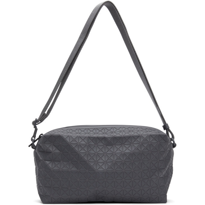 Photo: Bao Bao Issey Miyake Grey One-Tone Saddle Bag