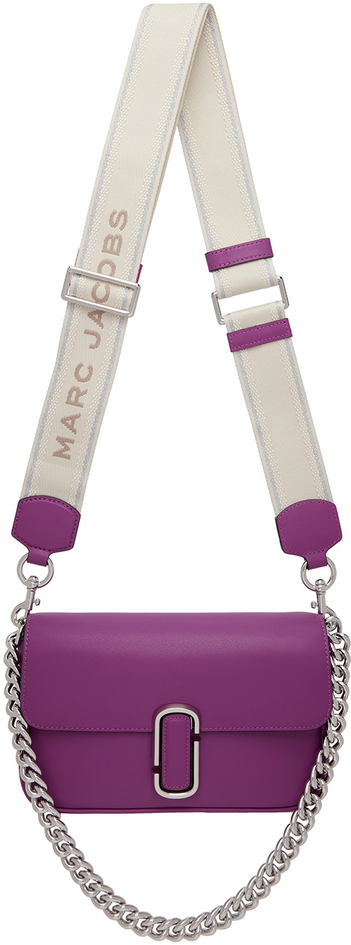 Marc Jacobs Purple 'The J Marc' Shoulder Bag Marc Jacobs