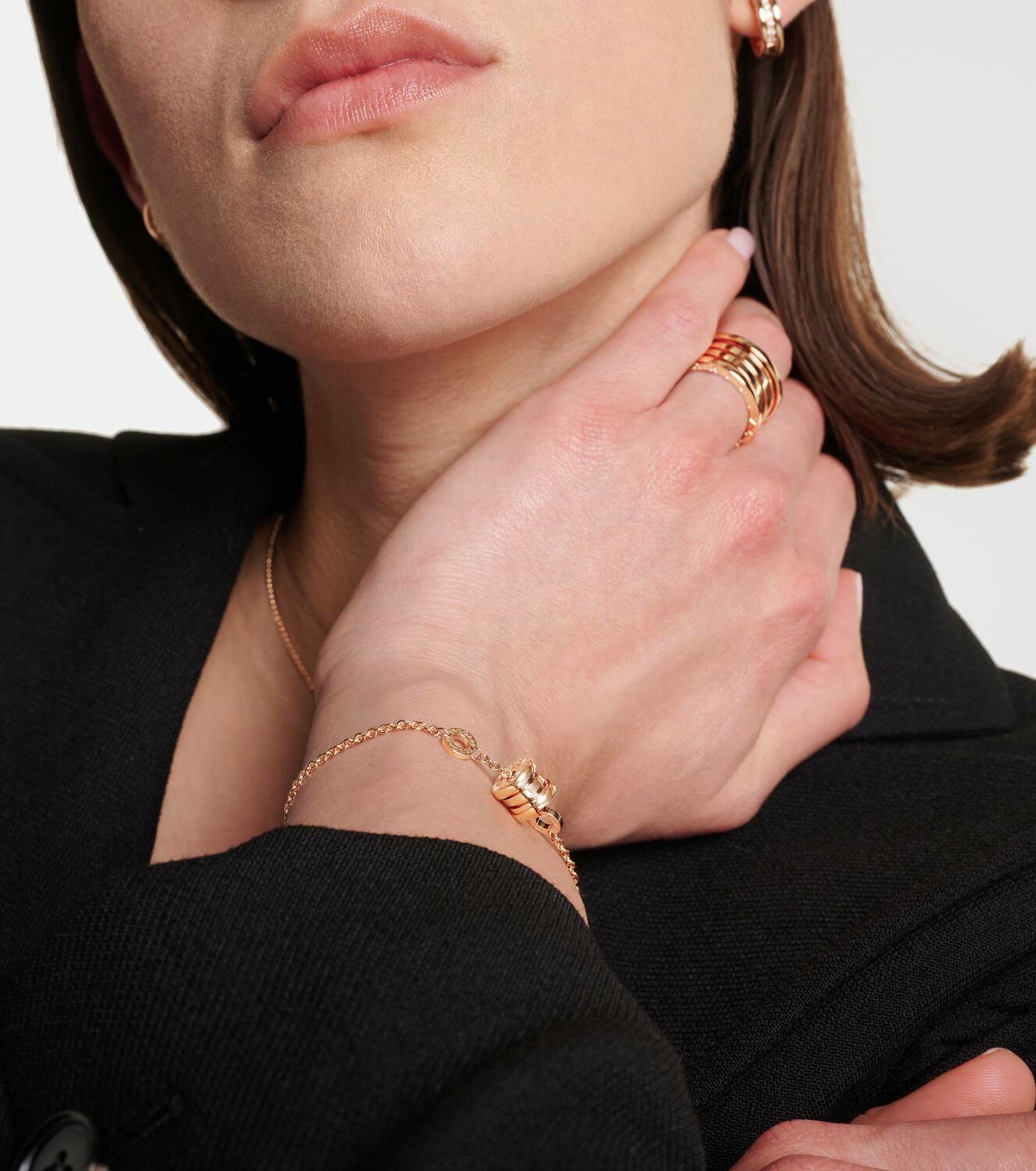Bvlgari B.zero1 18kt rose gold bracelet