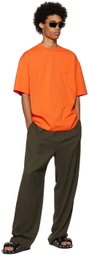 Balenciaga Orange Logo T-Shirt