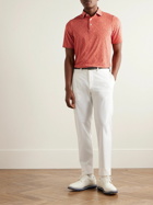 Kjus Golf - Golfer Printed Stretch-Jersey Golf Polo Shirt - Red