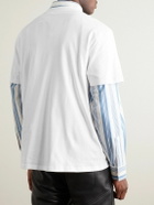 Loewe - Logo-Embroidered Cotton-Jersey T-Shirt - White