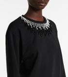 Christopher Kane - Embellished cotton sweatshirt