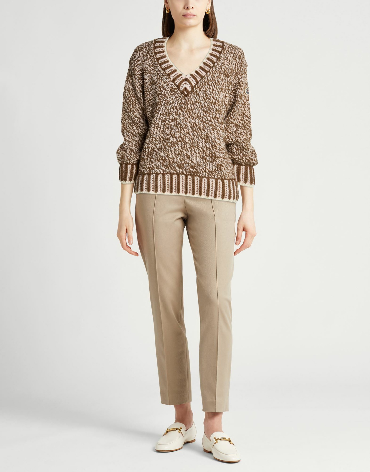Moncler Womens Sweater in Brown