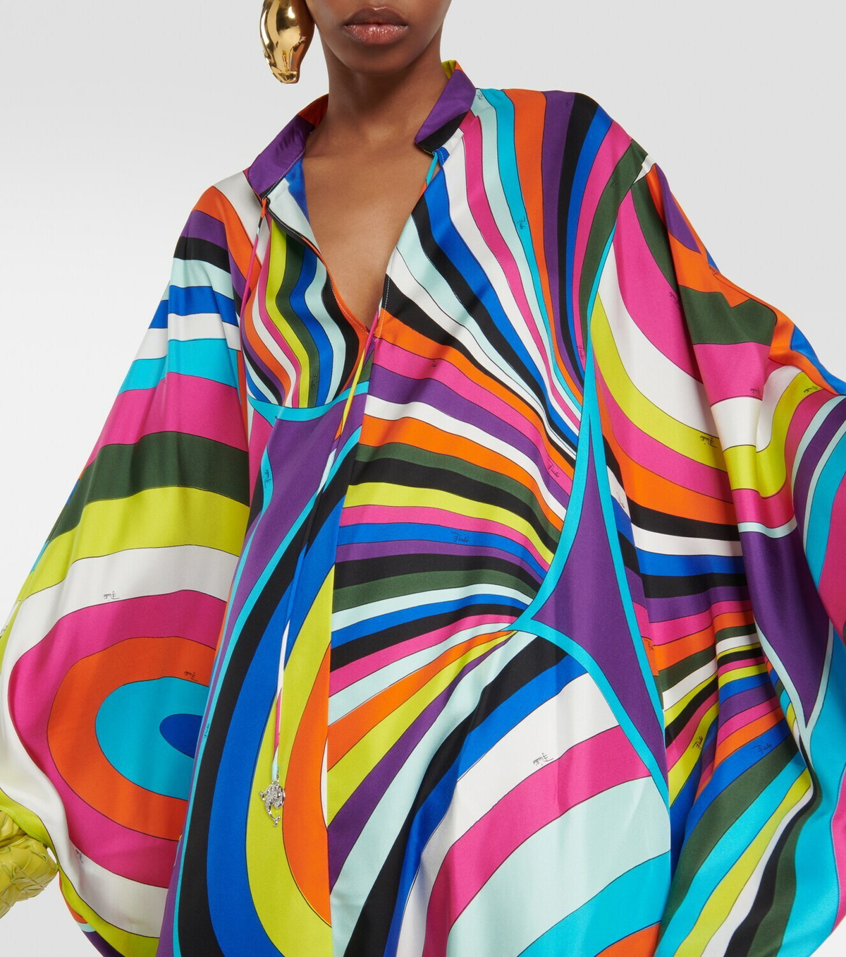 Pucci Printed silk kaftan