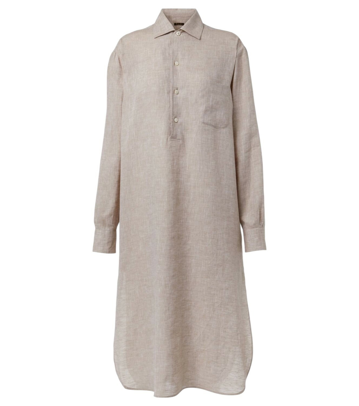 LORO PIANA 26S LONG SLEEVE SHIRT DRESS 811 main image 1