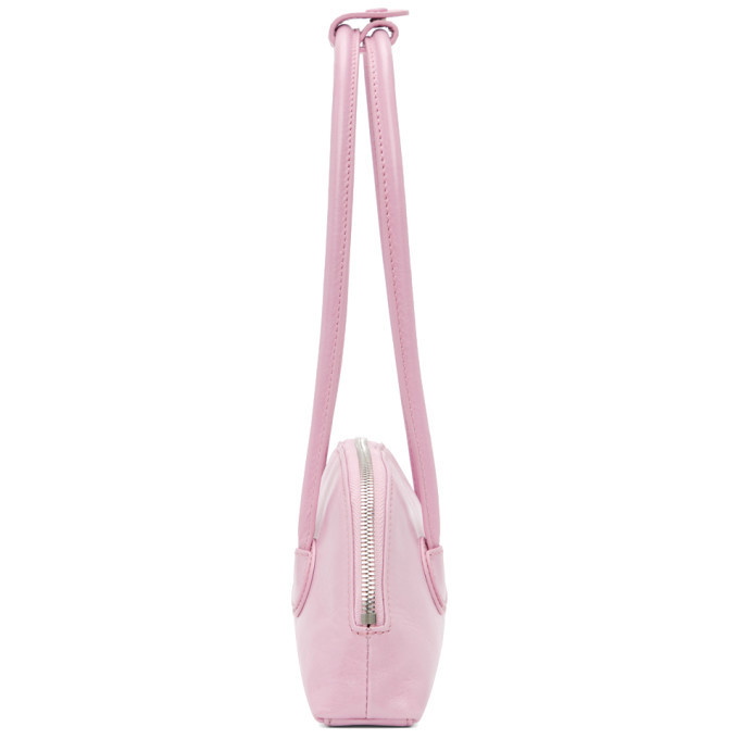 For Sale Crinkle Hobo Shoulder Bag in Pink Marge Sherwood Buy Now