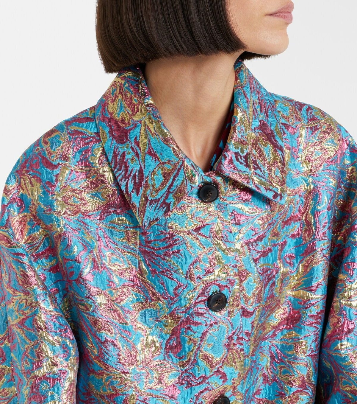 Dries Van Noten Brocade coat