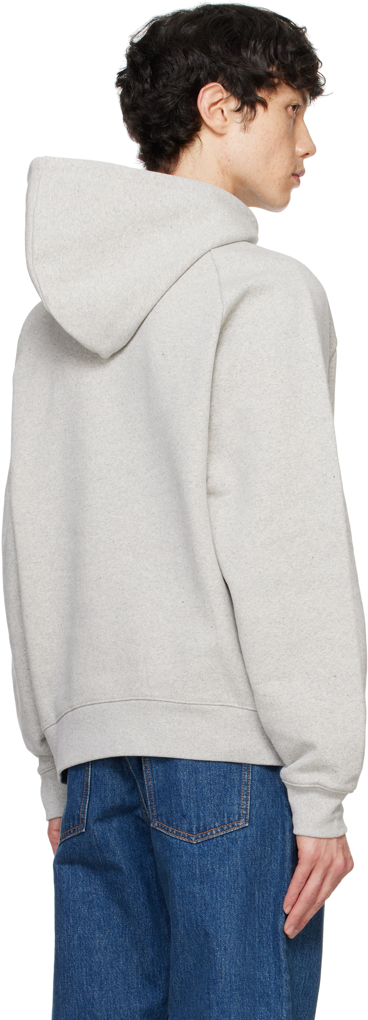Bally Gray Organic Cotton Hoodie