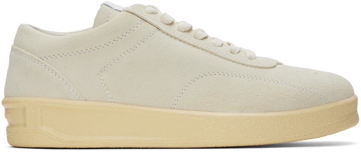 Photo: Jil Sander Off-White Lace-Up Sneakers