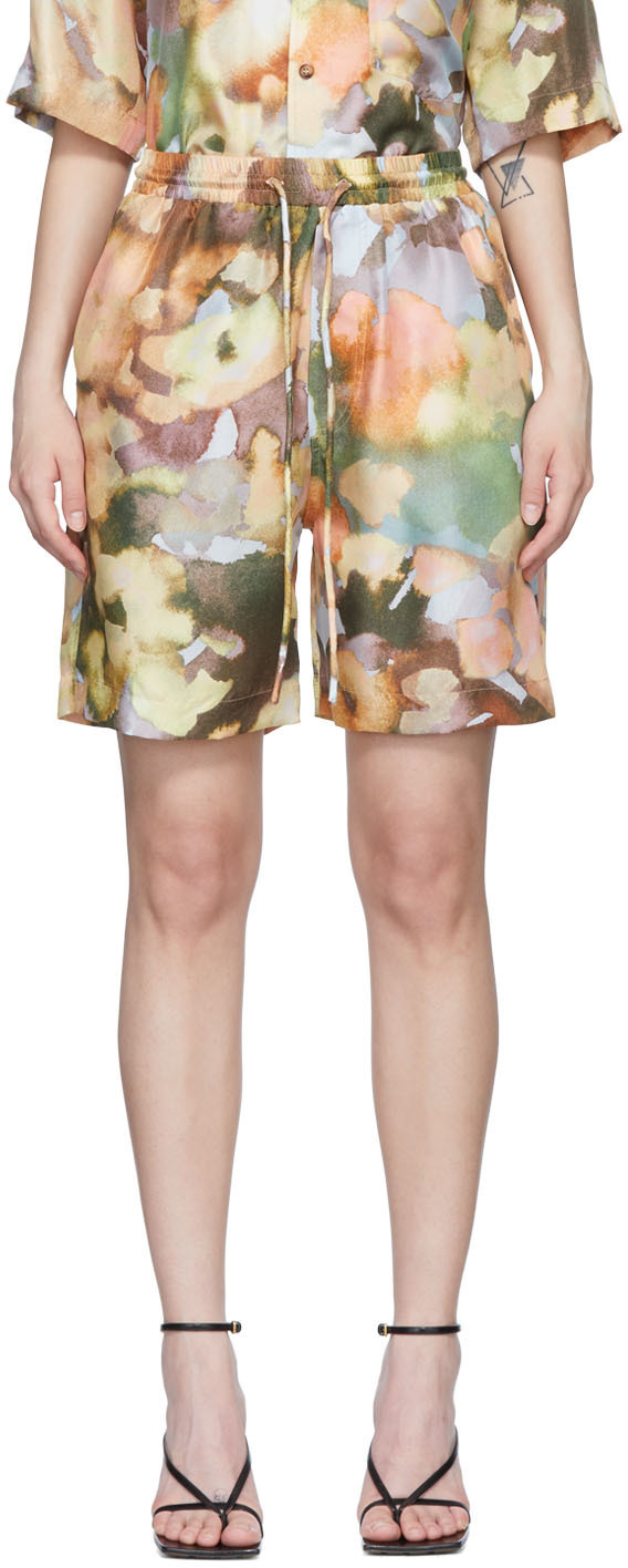 Nanushka Doxxi silk bermudas