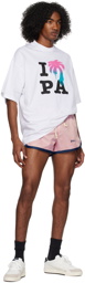 Palm Angels Pink Miami Shorts