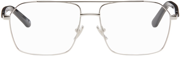 Photo: Balenciaga Silver Aviator Glasses