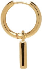 Dolce & Gabbana Gold Logo Hoop Earrings