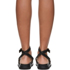 Marni Black Strappy Flat Sandals