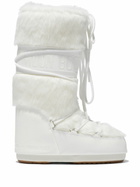 Moon Boot White Icon Faux-Fur Boots