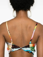 Christopher John Rogers Multicolour Striped Cropped Top