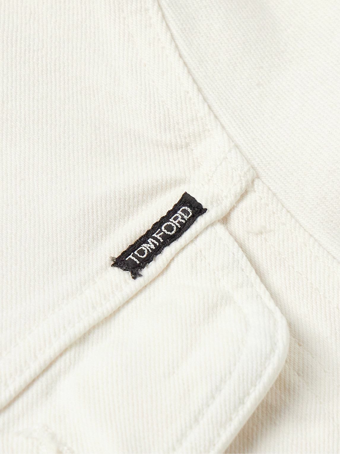 TOM FORD - Icon Selvedge Denim Jacket - Neutrals