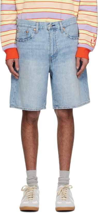 Photo: Levi's Blue 468 Loose Denim Shorts