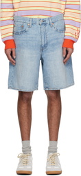 Levi's Blue 468 Loose Denim Shorts