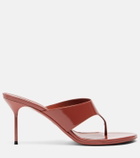 Paris Texas Lidia patent leather thong sandals