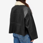 Meotine Women's Holly Leather Jacket in Black