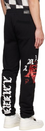 AMIRI Black Wes Lang Edition Solar Kings Lounge Pants