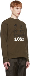 Undercover Khaki Cotton Sweatshirt